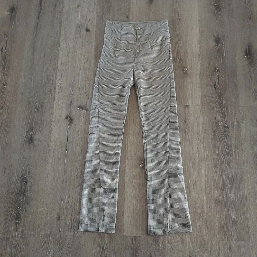 Amante Clothing/Forever 21 Houndstooth High Rise Pants Size Small